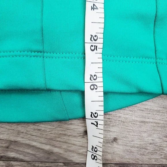 Under Armour Womens Jacket Large Semi Fitted All Season Teal Green Zip Up - Picture 10 of 10